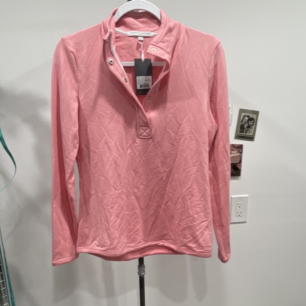 Fairway & Greene Ladies Kate Old School Sweatshirt Tea Rose Size Small